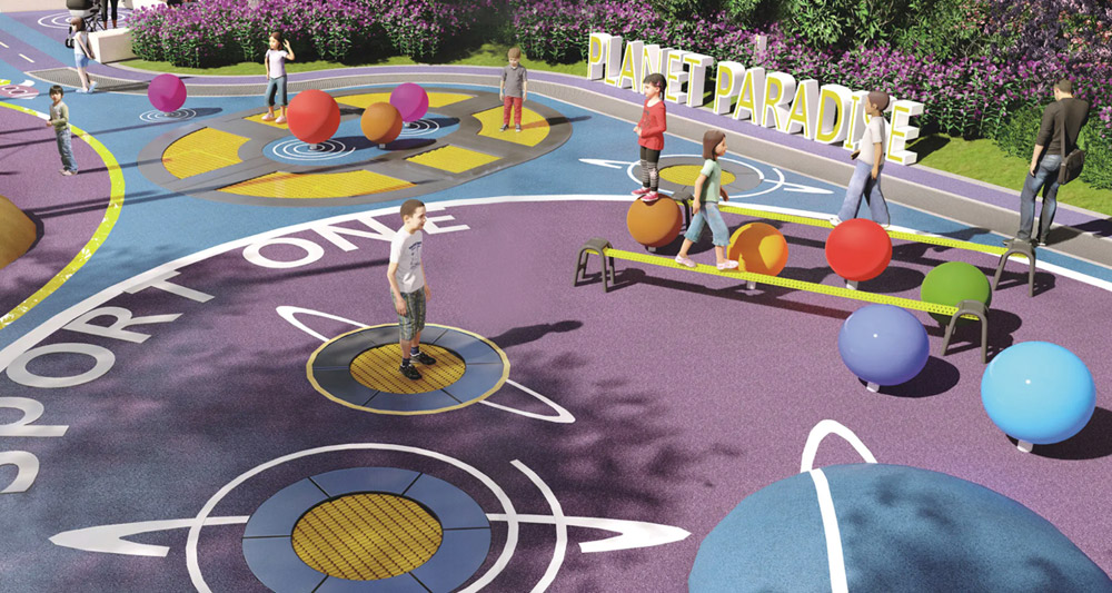 戶外蹦床太空系列方案